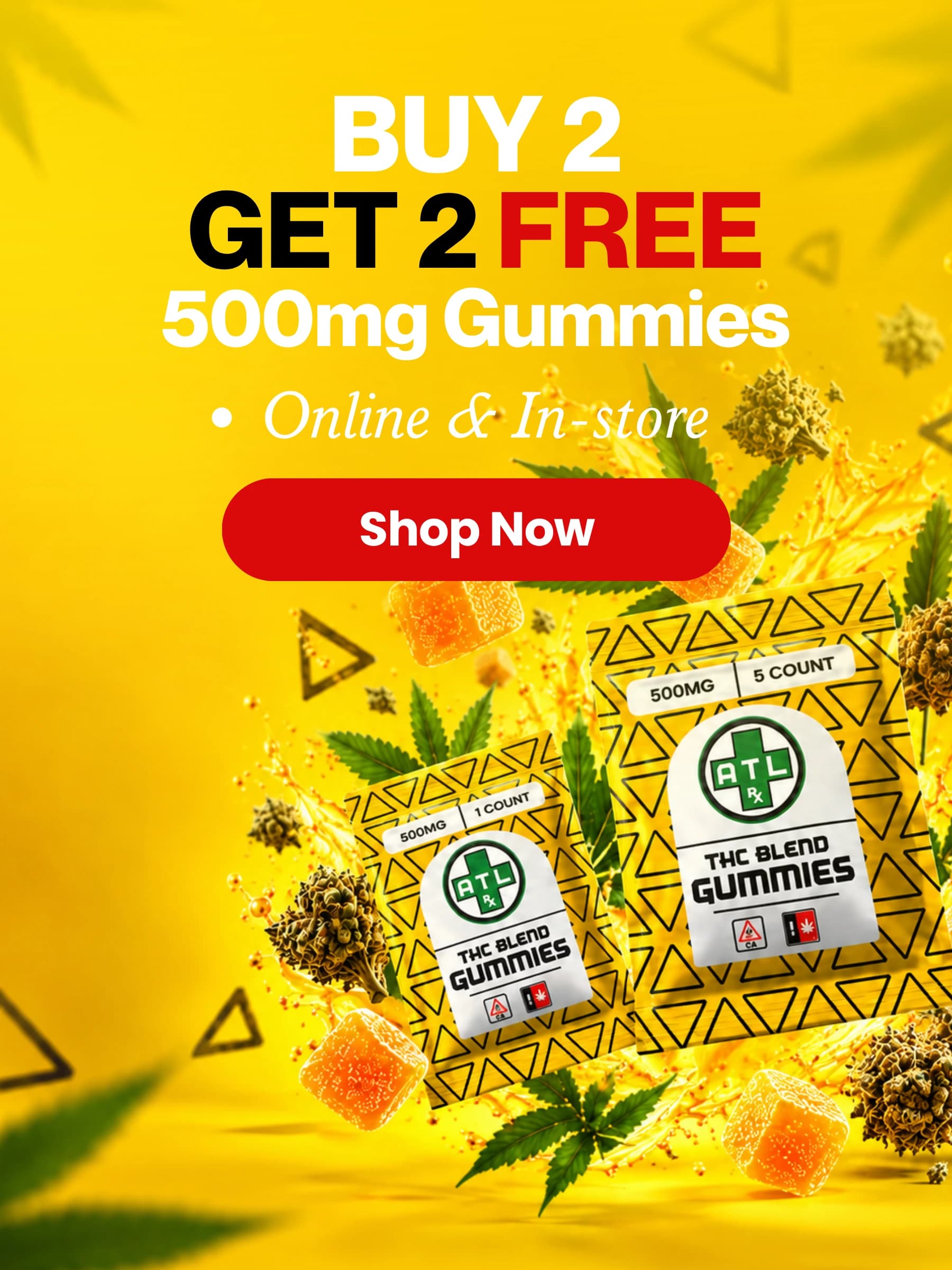 B2G2 Free 500mg D8 Gummies