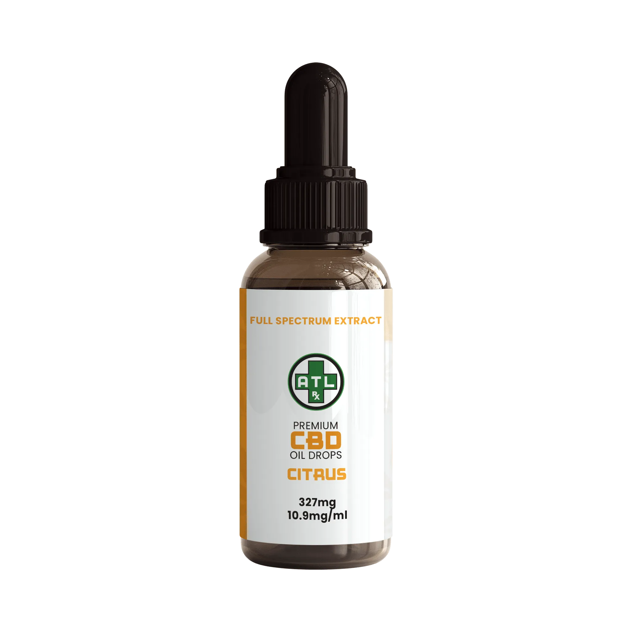 ATLRx Citrus CBD Oil Drops 327mg -- Lab Results