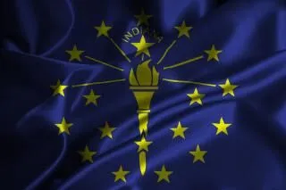 Flag of Indiana