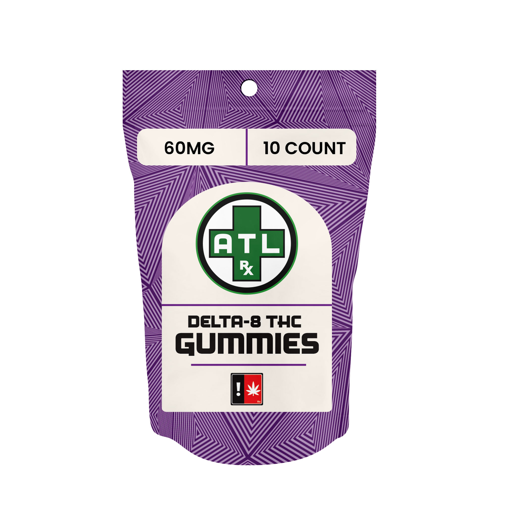 ATLRx D8 THC Gummies 60mg