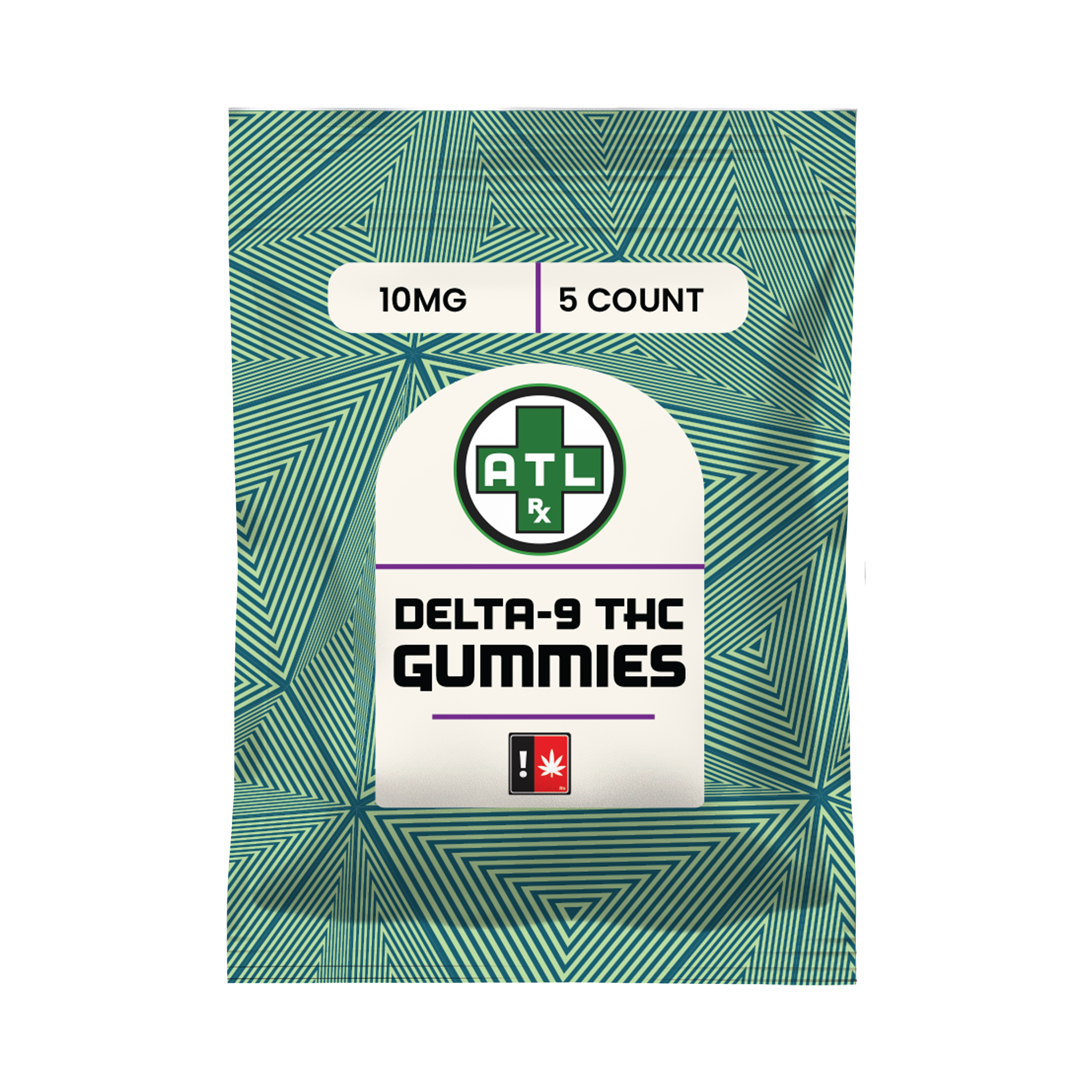 Delta 9 THC Gummies Non Terp Infused 10 MG